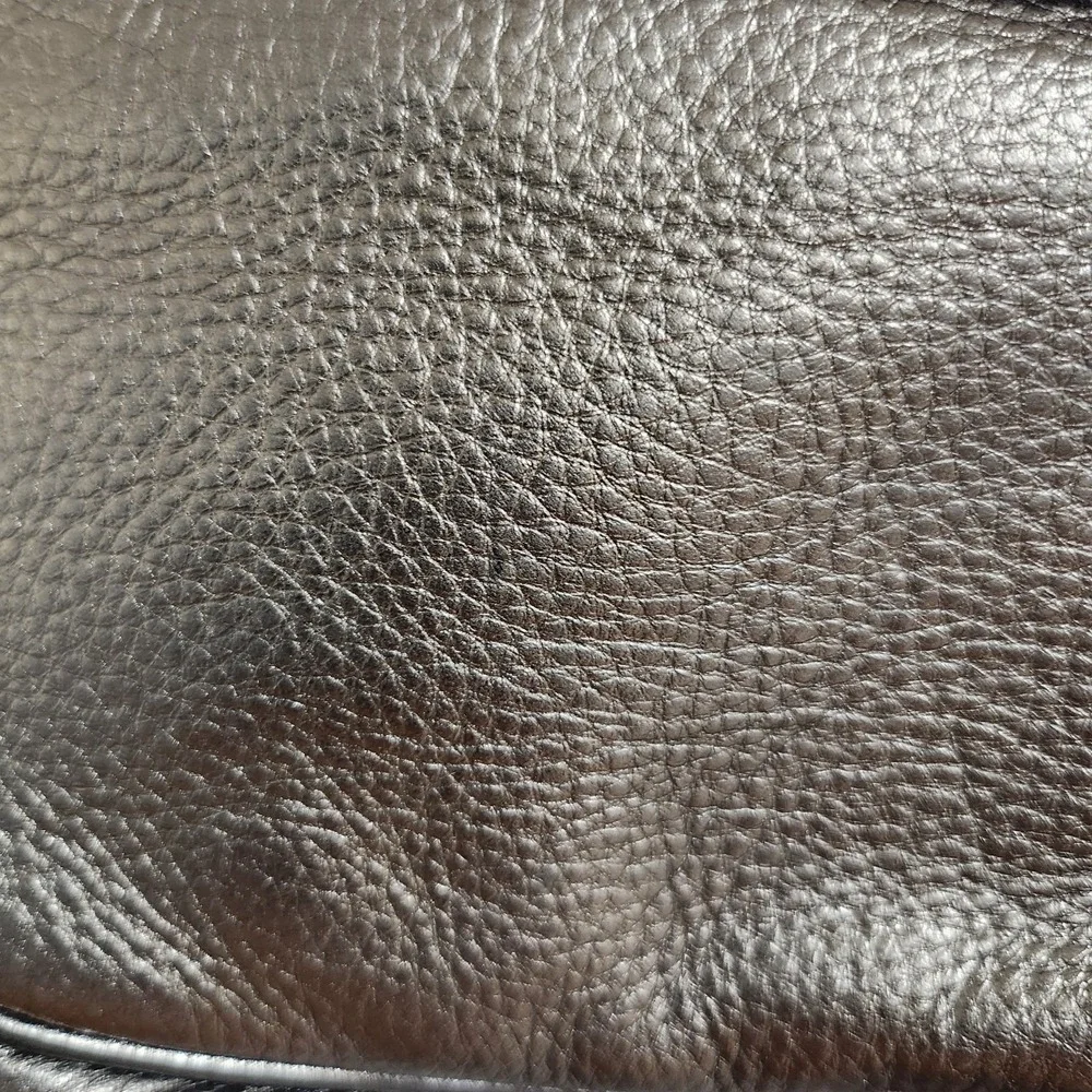 Michael Kors Morgan Hobo Metallic Silver Shoulder Bag Medium Cresent shape
